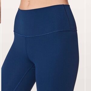 Lululemon Wunder Under Hi-Rise 1/2
Tight *Full-On Luxtreme 17"
Onyx Blue size 4